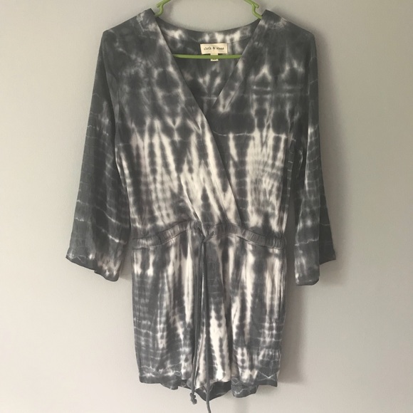NWOT Anthropologie Cloth and Stone Dye Romper - Picture 2 of 5